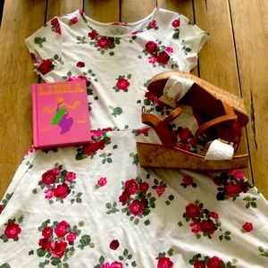 Floral print party dress